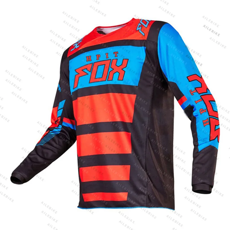

Motorcycle Mountain Bike Team Downhill Shirt Mtb Offroad Dh Fxr Bike Locomotive Shirt Cross Country Mountain Hpit Fox Jersey
