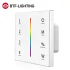 Панель с сенсорным контроллером для светодиодных лент 2835 5050, RGB CCT RGBW 4 в 1 RGBCCT 5 в 1, Светодиодная лента 2,4 ГГц, макс. 288 Вт, 12 В постоянного тока, 24 В