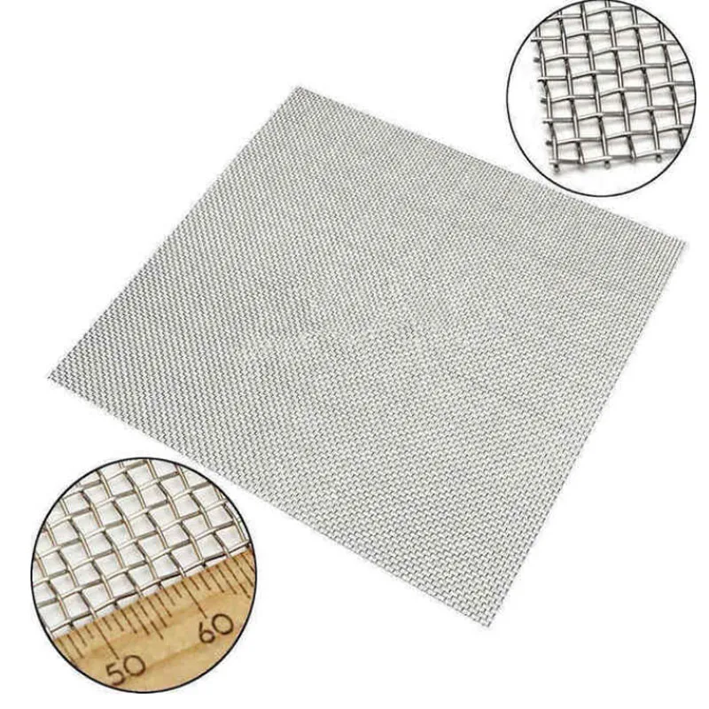 30X30cm 4/8/10/20/30/60/100/200/300/400 Mesh Stainless Steel Woven Cloth Screen Wire Filter Sheet | Дом и сад