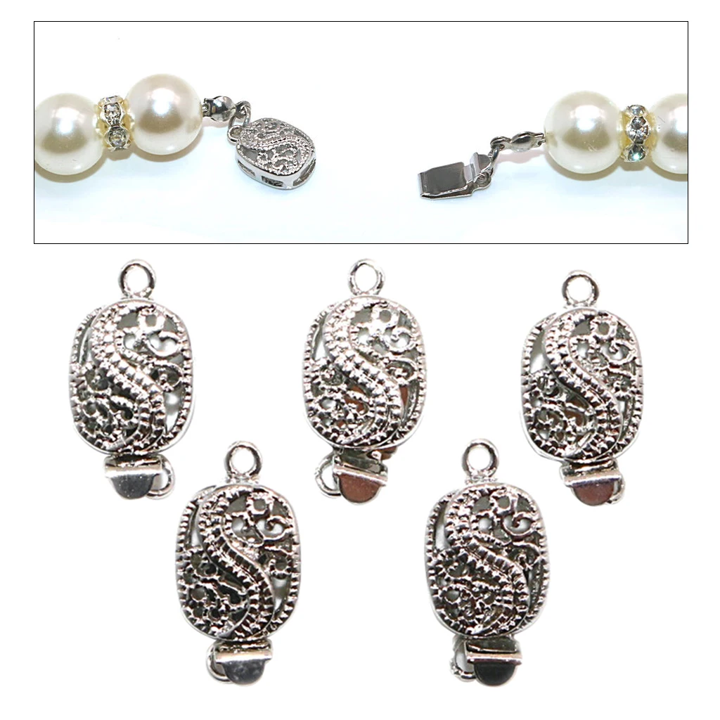 5 шт. медная коробка застежки для ювелирных изделий DIY Дракон шаблон филигранный