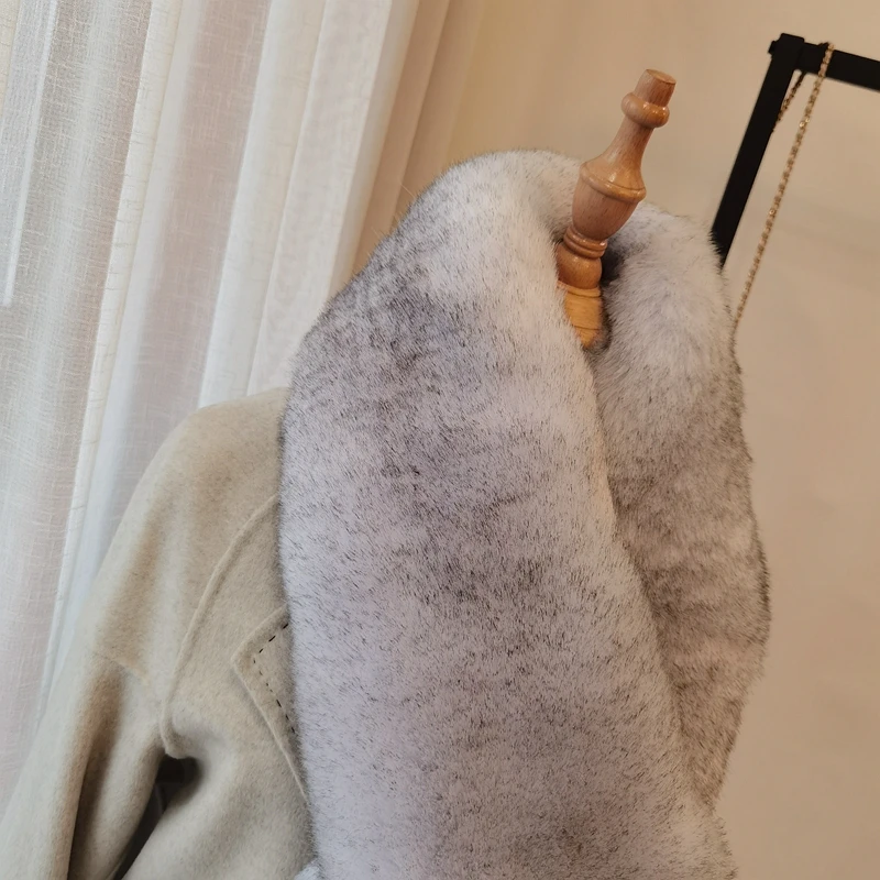 Stylish Soft Hariy Shaggy Faux Fox Fur Warm Long Scarf Collar Women Shawl Cap Scarves Candy Colors |