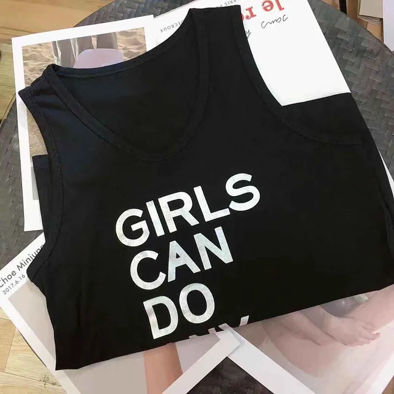 Женская хлопковая Футболка с буквенным принтом|Футболки| |