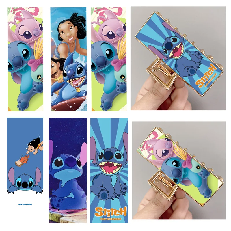 

Disney Stitch Hairpin Beauty Makeup Hairdressing Hair Accessories Anime Figure Cosplay Gift For Girls