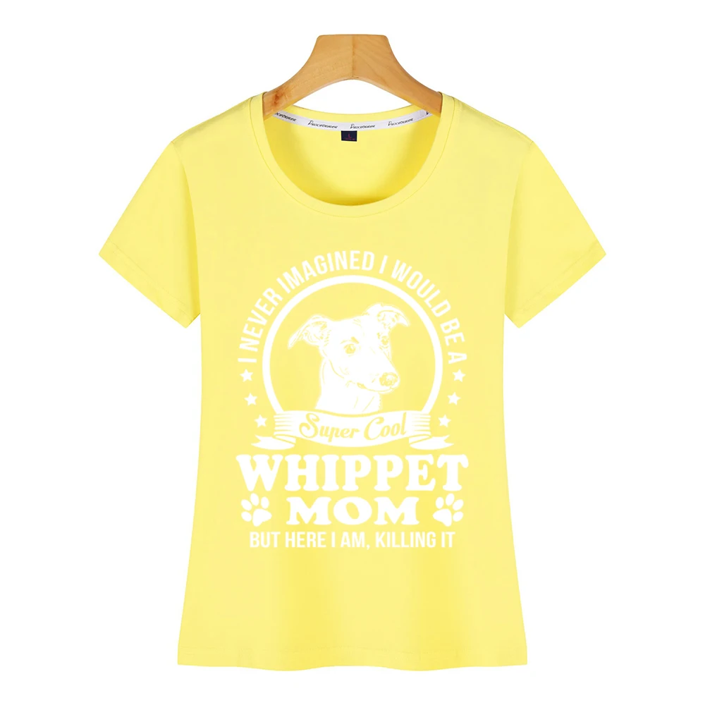 Женская футболка с надписями Whippet Kawaii на заказ