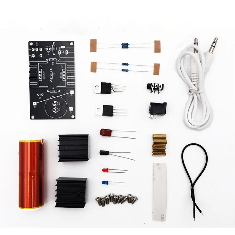 Музыкальный плазменный динамик с катушкой Тесла Беспроводная передача Tesla