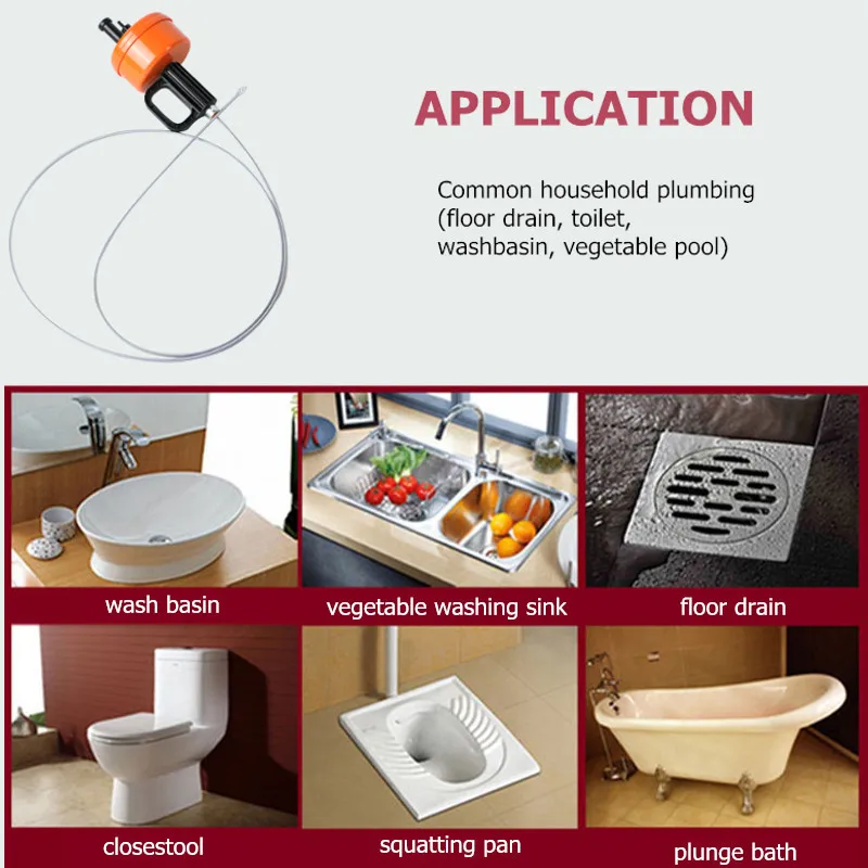 4 м Ванная комната напольная кухня туалет канализация ручной инструмент труба