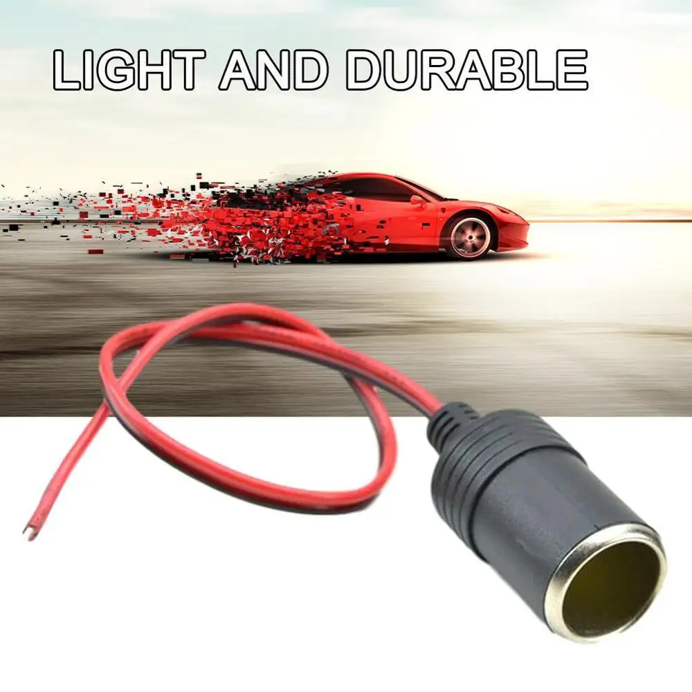 12V автомобильного прикуривателя кабель с линией женская голова авто для трубка