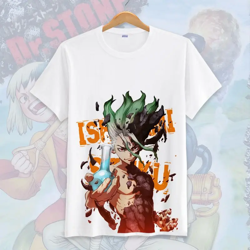 Футболка с 3D-принтом в стиле японского аниме Dr.Stone для косплея Исигами сенкуу