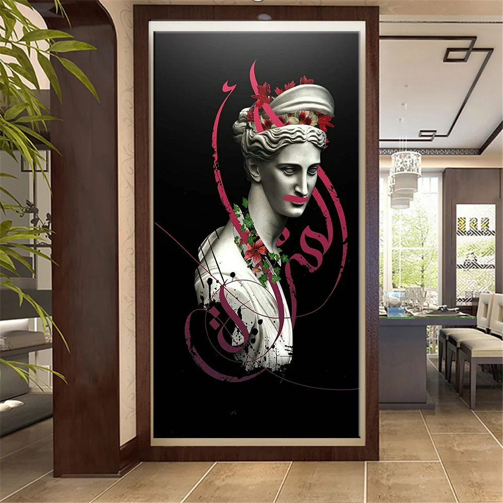 

Renaissance David Figure Sculpture Canvas Painting Europe Poster Prints Wall Art Abstract Pictures Living Room Office Home Decor