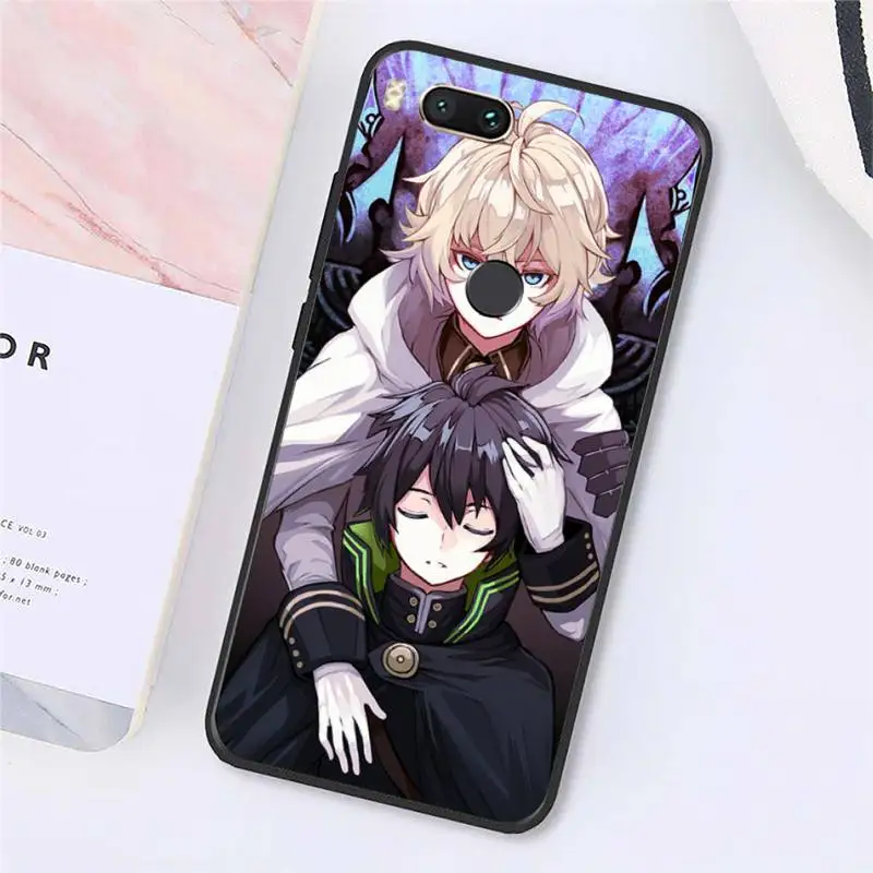 

Japan anime Owari no seraph mikaela Phone Case For Xiaomi Redmi note 7 8 9 t max3 s 10 pro lite Luxury brand shell funda coque
