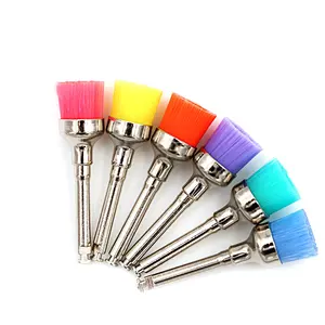 100 шт., зубная щётка в форме чаши