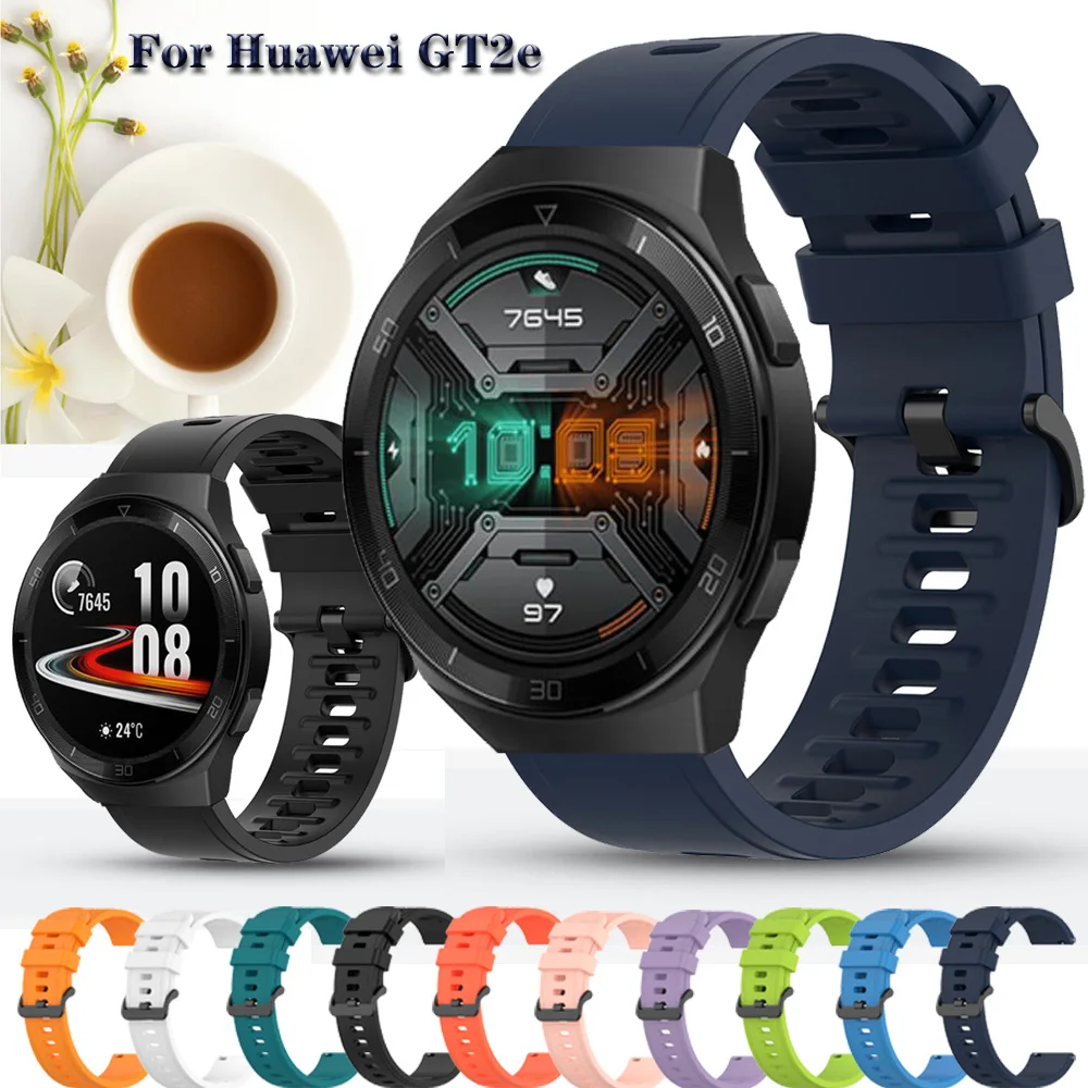 

For Huawei Watch GT 2e gt2e Strap Quick Release Silicone Watchbands 22mm Watch Band Bracelet For Huawei GT 2 Pro / gt2 46mm