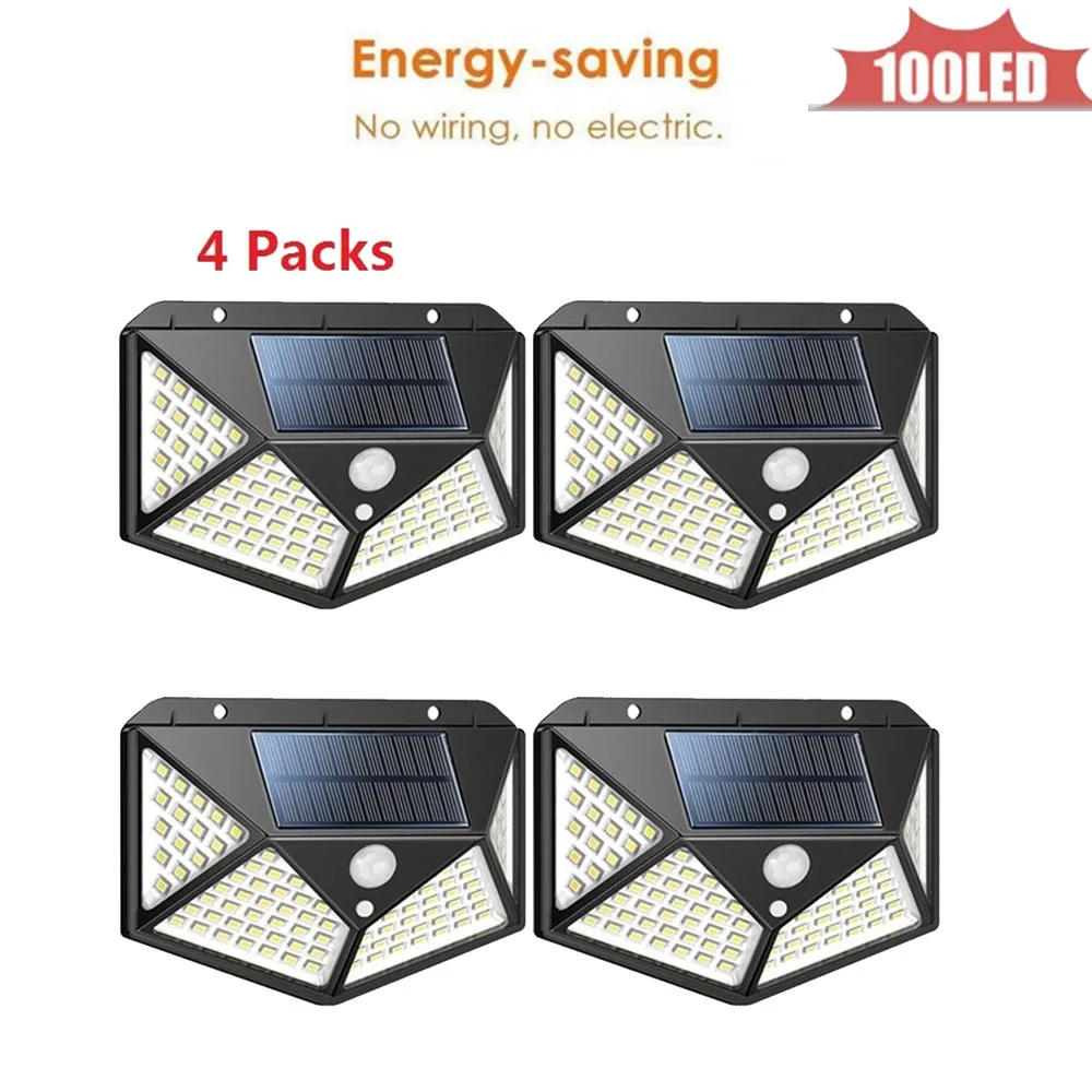 

100 светодиодный, оптовая продажа, Прямая поставка, уличное освещение на солнечной энергии, лампа на солнечной энергии, лампа на солнечной эн...