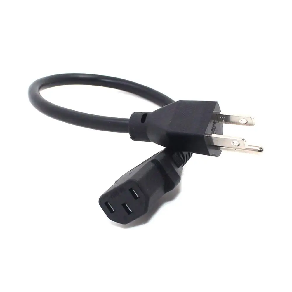 Американский кабель питания Nema 5-15P с штепсельной вилкой к IEC 60320 C13 проводник 0 3 м 1