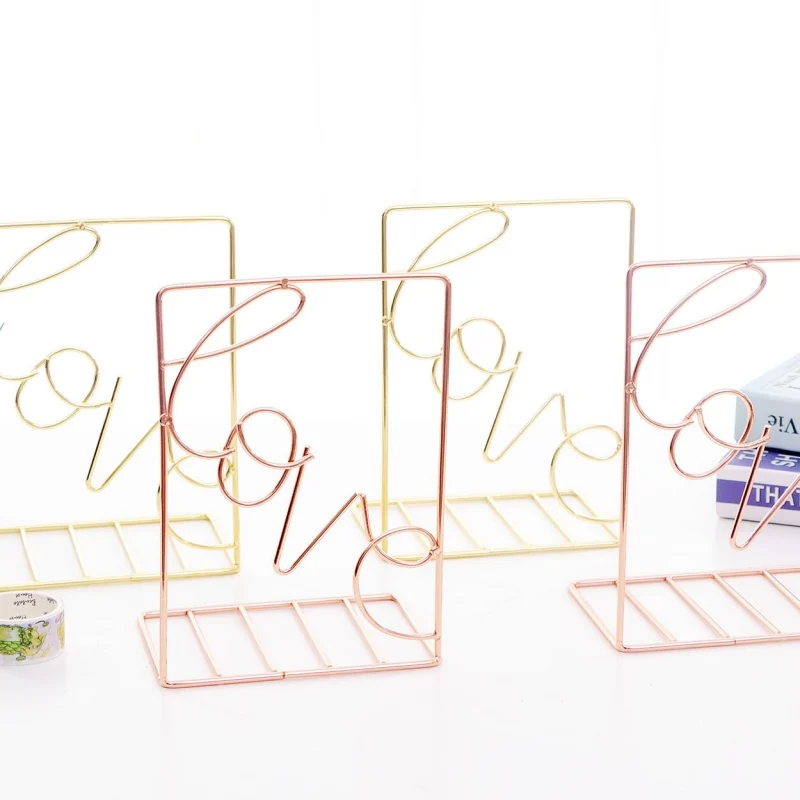 Железная проволока металлические книжные концы в скандинавском стиле