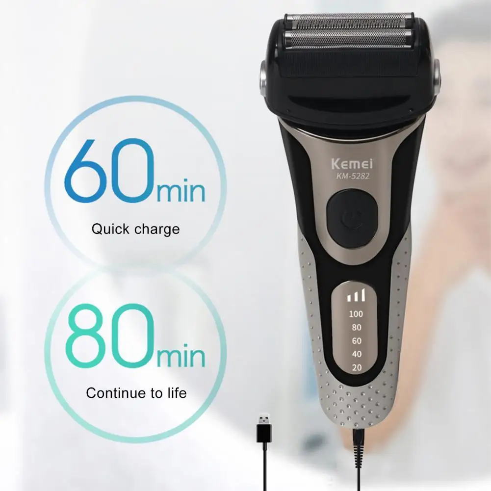 

Триммер для усов мужской, съемный, моющийся, водонепроницаемый