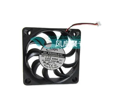 ADDA 6CM 6015 5V 0.04A AD0605DB-D93 ультра-тихий двойной вентилятор шарового типа