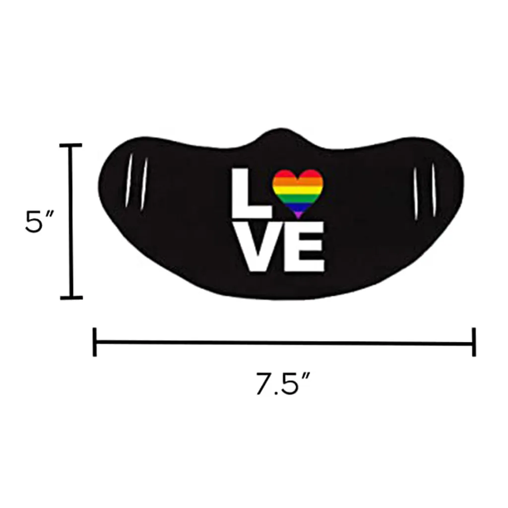 Mascarilla маска для ухода за кожей лица bioaqua masque 3 пакета Pride Love Social Distance футболка ткань