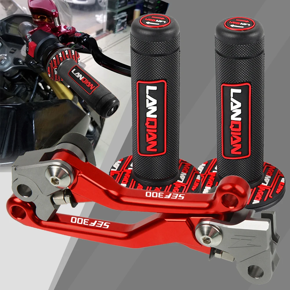 

Motorcycles Accessories Brake Clutch Levers and handle grips For SHERCO SEF300 14-20 SEF 300 2014 2015 2016 2017 2018 2019 2020