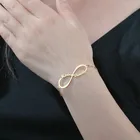 Модный Индивидуальный именной браслет, персонализированная золотая цепочка из нержавеющей стали для женщин и девушек, ювелирные изделия, подарок