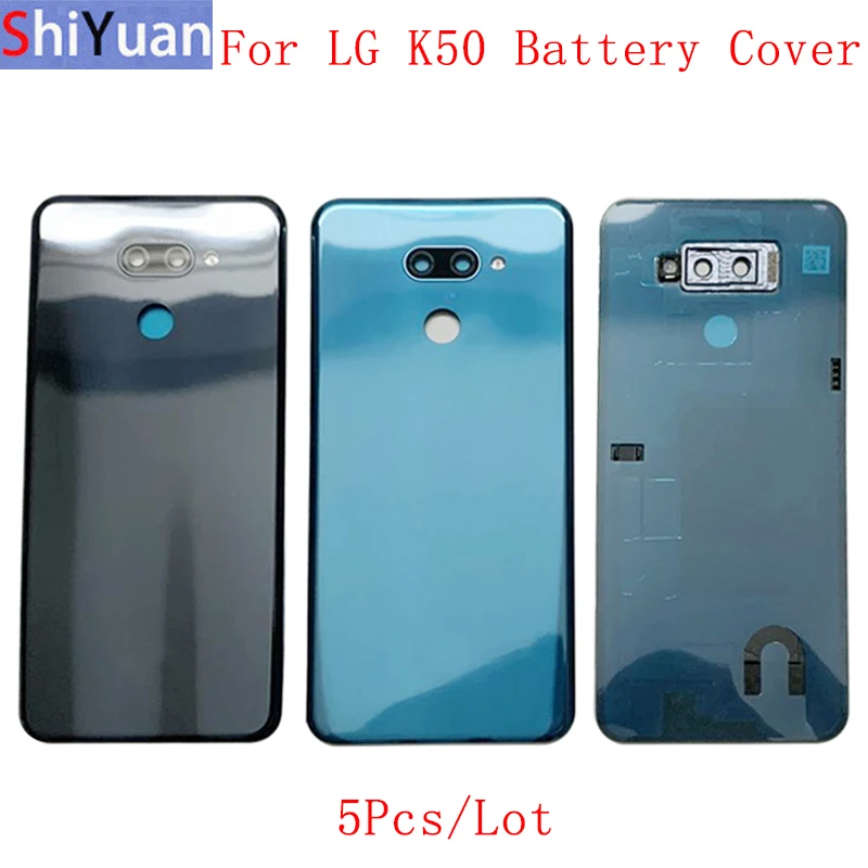 5 шт. Крышка батарейного отсека задняя крышка корпуса чехол для LG K50 K12 Max LM-X520 LMX520BMW задняя крышка с логотипом