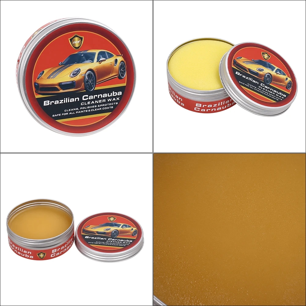 

Covering Paint Surface Coating Formula Waterproof Film Car Polish Car Wax Crystal Plating Set Hard Glossy Wax Layer Sponge