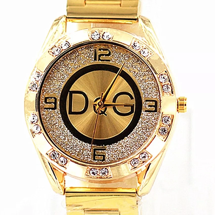 2021 New Fashion Women Watch Luxury Brand Bear Stainless Steel Rhinestone Watches Women Casual Quartz Wristwatches Reloj Mujer