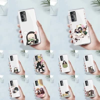cute demon slayer phone case transparent for huawei p20 30 40 mate 20 30 40 lite pro p smart honor 8a 8x 9x 10i