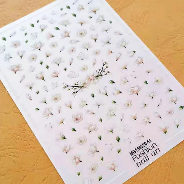 

Newest MG0310-02 flower design 3d nail stickers Japan Korea style decal decoration tips for nail accessory