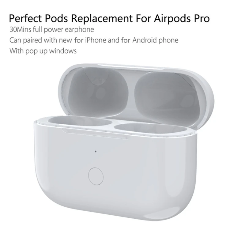 Замена Беспроводной зарядный чехол Коробка для Airpods Pro Bluetooth наушники 660 мА/ч