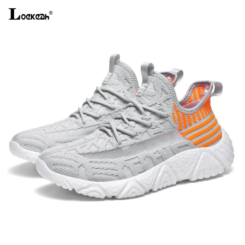 Светильник Дышащая Спортивная обувь на шнуровке Нескользящие Модные мужские