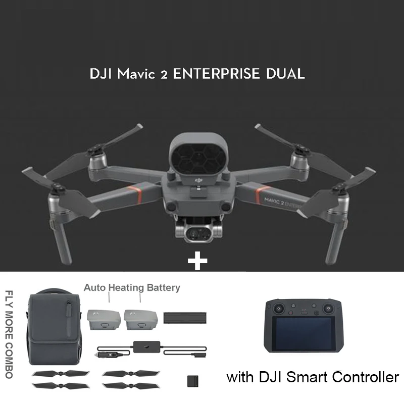 DJI Mavic 2 ENTERPRISE DUAL Drone с M2E Spotlight и Speaker Beacon RC Quadcopter в наличии Квадрокоптеры камерами 