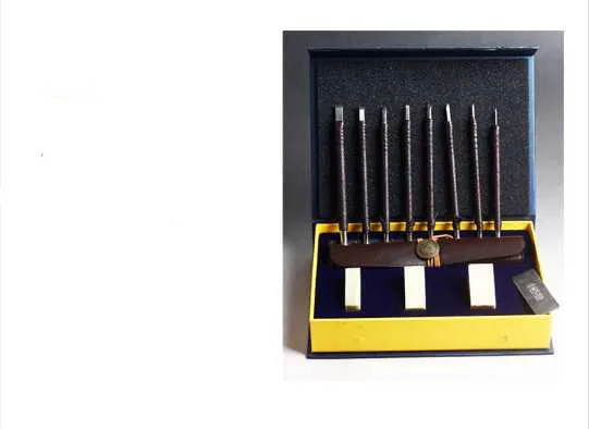 Набор ножей для резьбы по камню 8 шт. с подарочной коробкой набор инструментов |