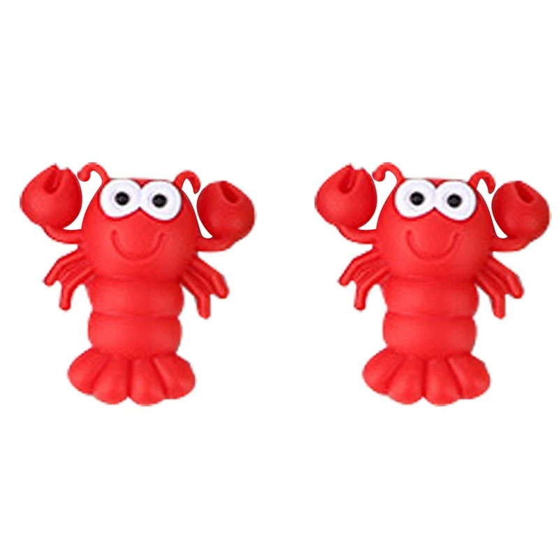 

Lobster Theme Charger Cable Winder Protective Case Saver Data Line Protector Earphone Cord Protection Sleeve