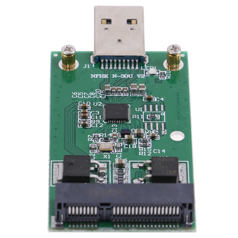 Новый мини USB 3 0 к PCIE mSATA внешний SSD PCBA адаптер карта компьютерный кабель