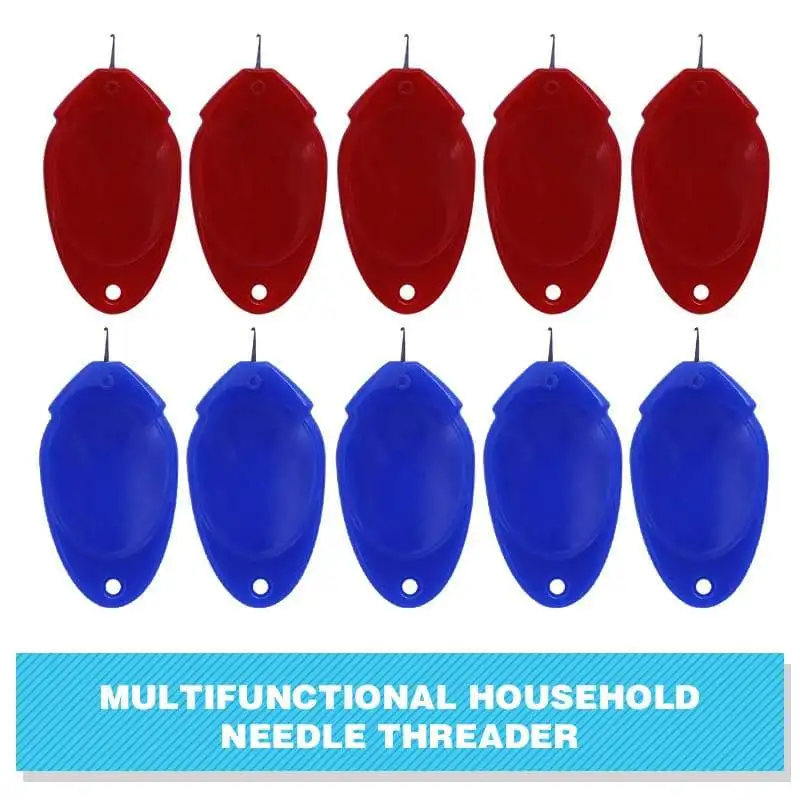 

10PC Simple threader Hand Machine Sewing Stitch Insertion Tool for Sew Easy Home Textile Tools