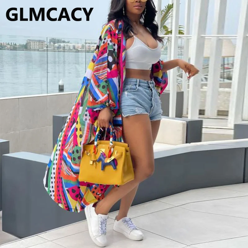

Lantern Sleeve Beach Cardigans Cover Ups