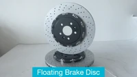 floating front brake kit 4 piston 6 piston caliper vented disc rotor for honda ford audi toyota alpha bmw 161718 inch wheel