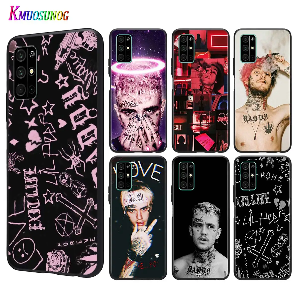 Силиконовый черный чехол Lil Peep Hot singer для Huawei Honor 9A 9C 9S 9X Lite 10 10i 20 V20 20S 30 Pro телефона |