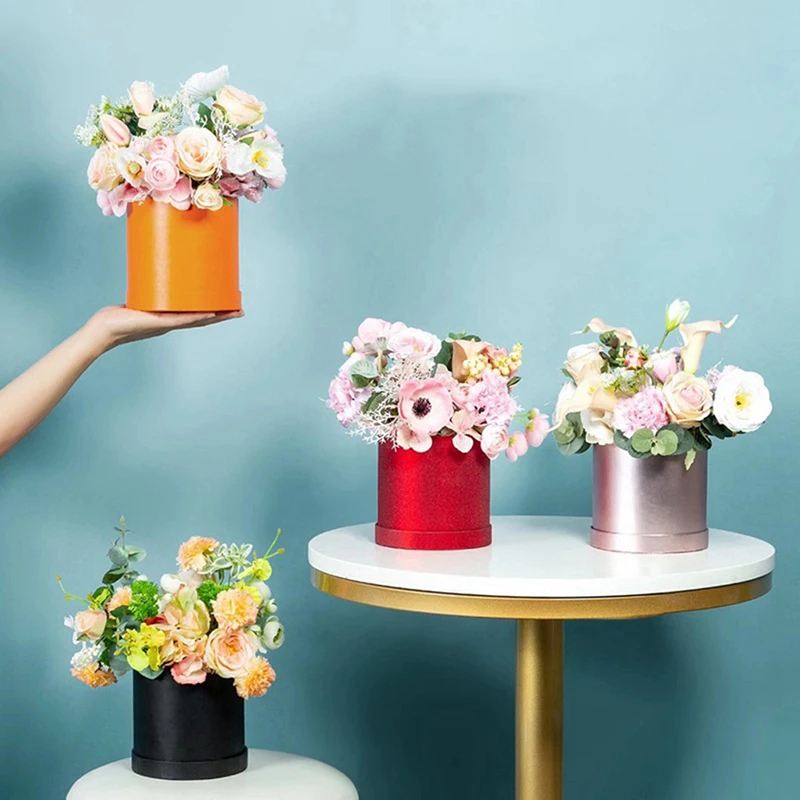 Подарочная коробка мини бумажная упаковка крышка для чехла ведро объятий ваза