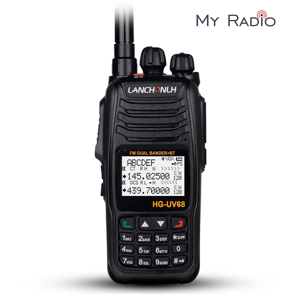 Двойная рация VHF UHF APRS TFT экран дисплей фонарик для GPS Beidou GLONASS Беспроводная