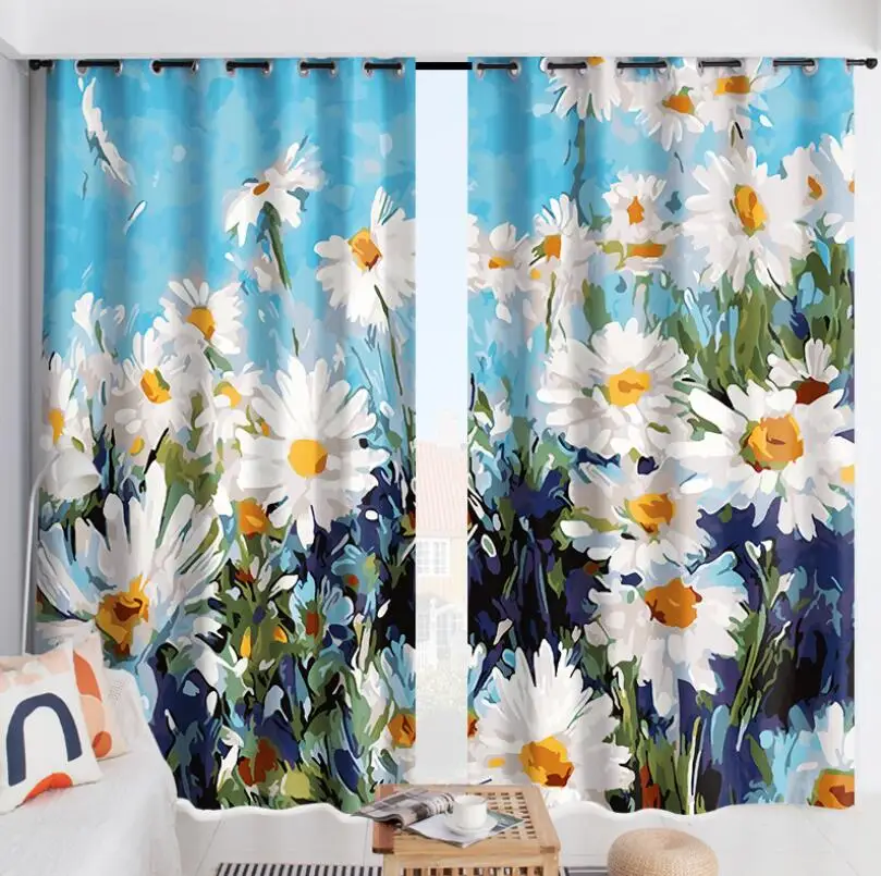 Картина маслом Ван Гога занавески с 3D принтом для детской спальни гостиной