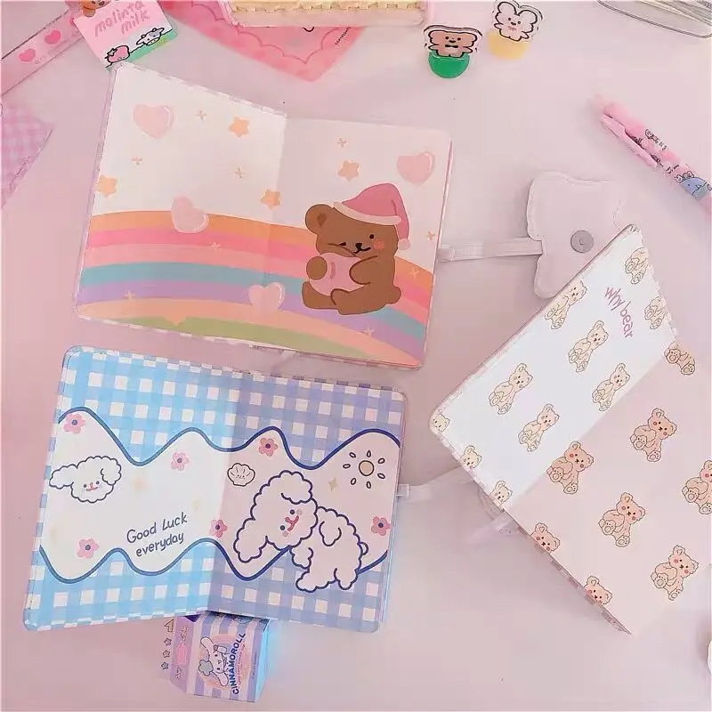 MINKYS Новое поступление А5/А6 Kawaii PU Медведь Дневник Журнал блокнот планировщик