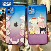 takara tomy cartoon cute silicone phone case for iphone 78pxxrxsxsmax1112pro12 phone couple protection case