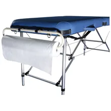 Disposable sheet roll holder for Massage bed & Beauty beds Adjustable metal bracket