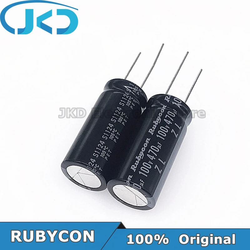 10 шт/20 штук RUBYCON 470 мкФ 100V 16*35 мм 470UF100V 100V470UF 16x3 5 мм Алюминий электролитический конденсатор с алюминиевой крышкой, 100% оригинал