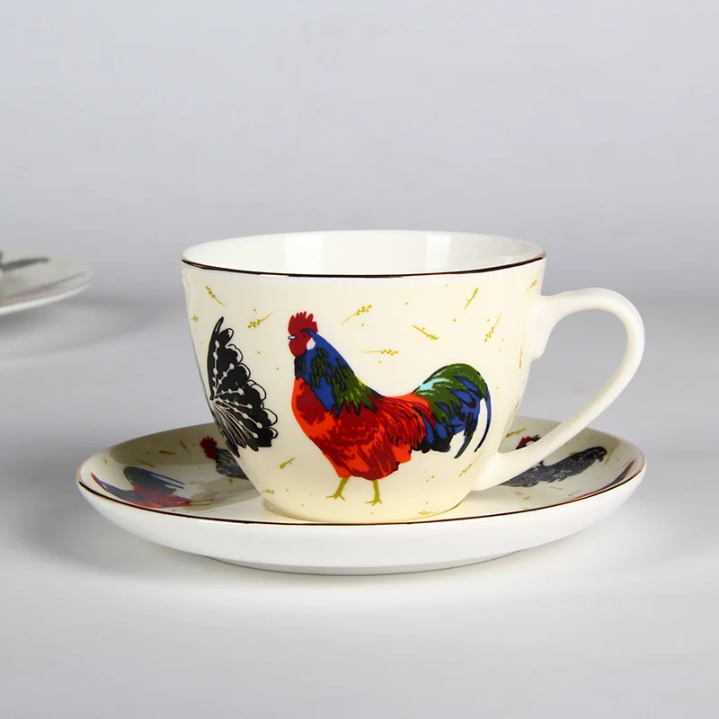 Горячая продажа фарфоровые керамические чайные чашки в английском стиле с