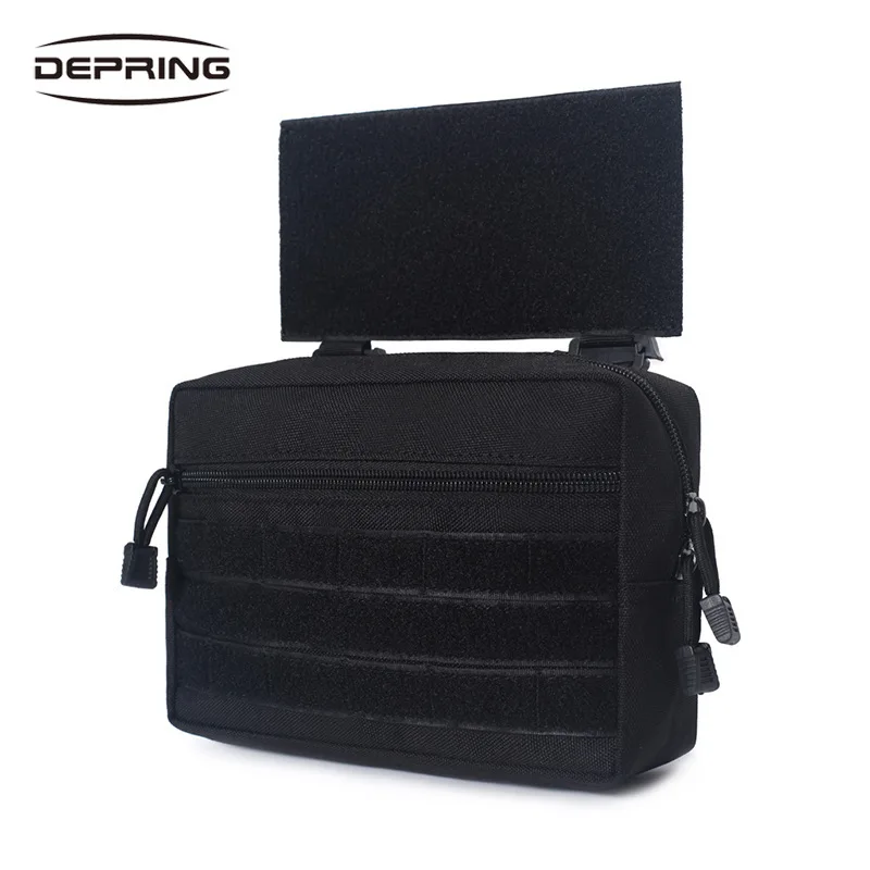 Gota para Baixo Bolsa para Colete Kit de Transporte Molle Tático Bolsa Peito Equipamento Barriga Cinto Sub Abdominal no