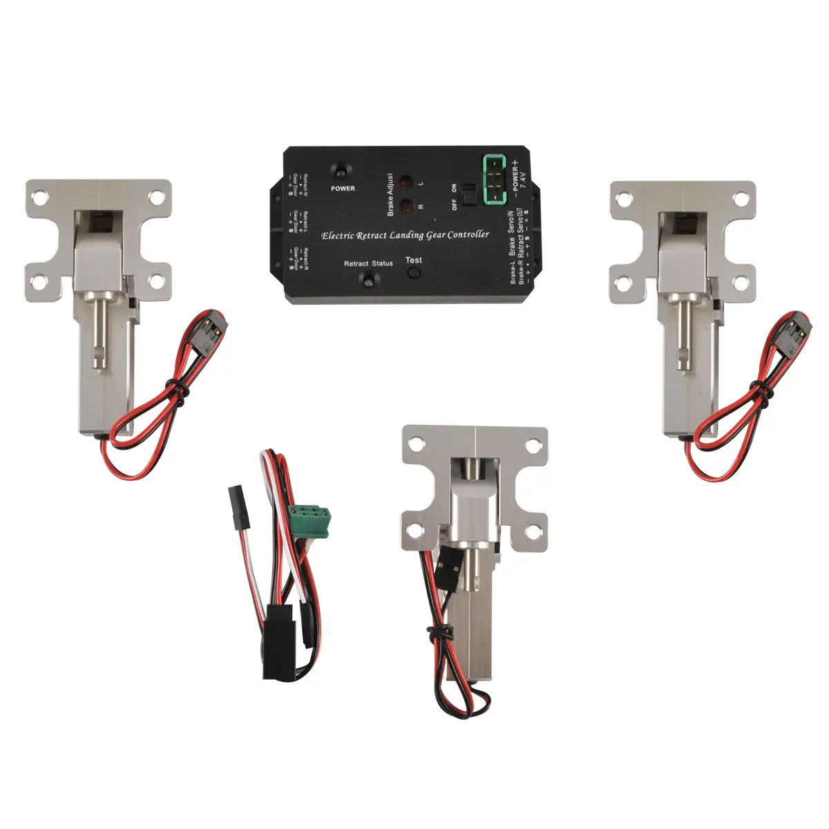 Фото Zyhobby, 1 комплект, электрическое втягивающее устройство с осью CYS-R3090-1,4 м, с поворотом на 90 градусов, для радиоуправляемого самолета с неподвиж... №1
