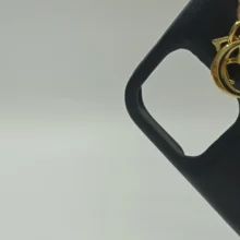 Luxury Two colors Gold Pendant Matte PU Leather Card Holder Pocket Case For iPhone 11 Pro XS Max 7 8 Plus XR Phone Accessory Bag